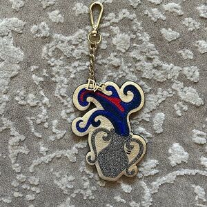 DVF Aquarius keychain bag charm